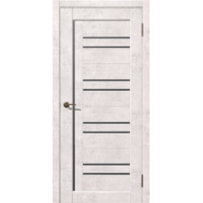 Дверь межкомнатная Дубрава Сибирь Рада НОВ ВЕРТИКАЛЬ Бетон светлый, стекло графит